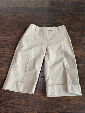 Alberto Makali Women's Tan Cropped Style Pants Size 2